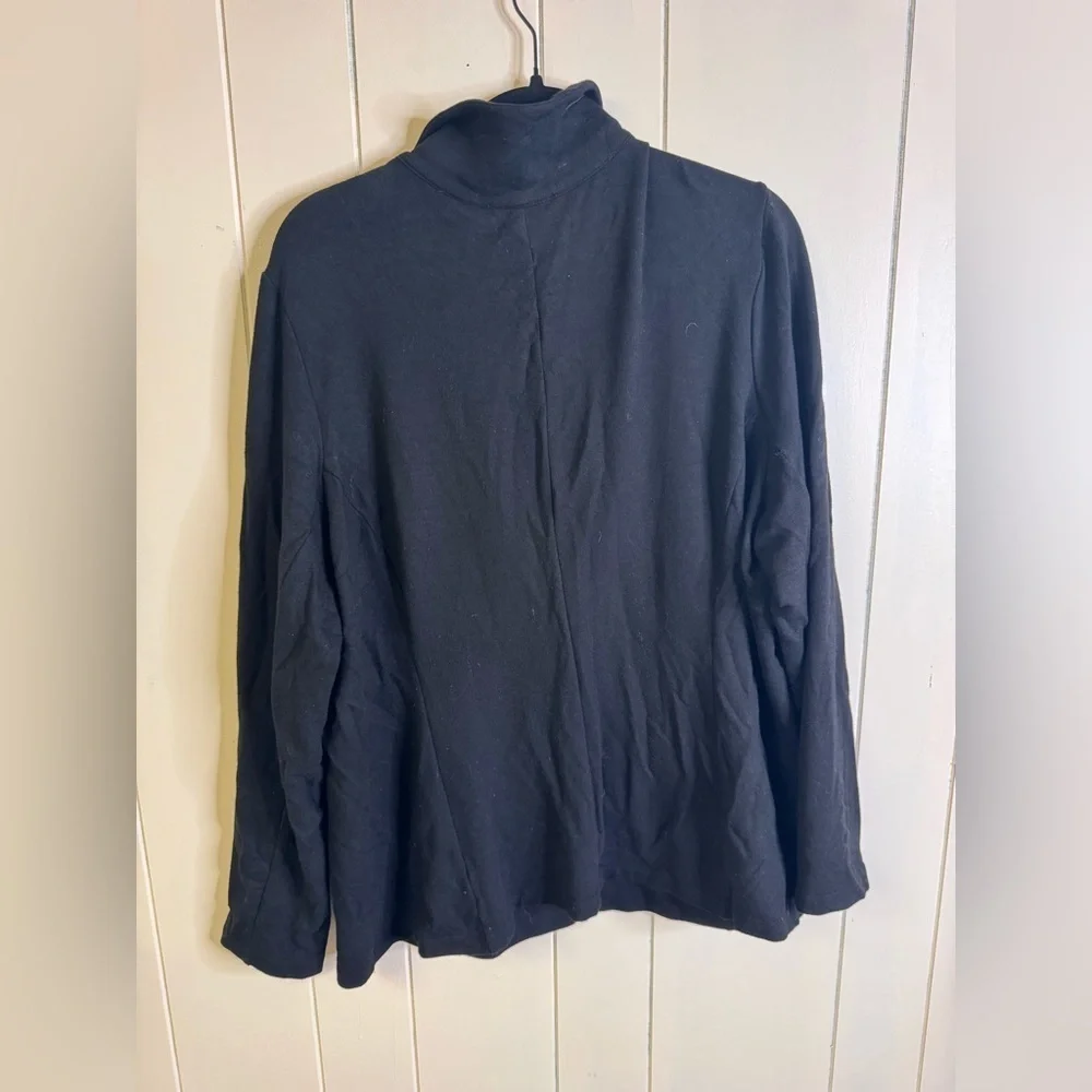 Tahari Long Sleeve Collared Cardigan 2X